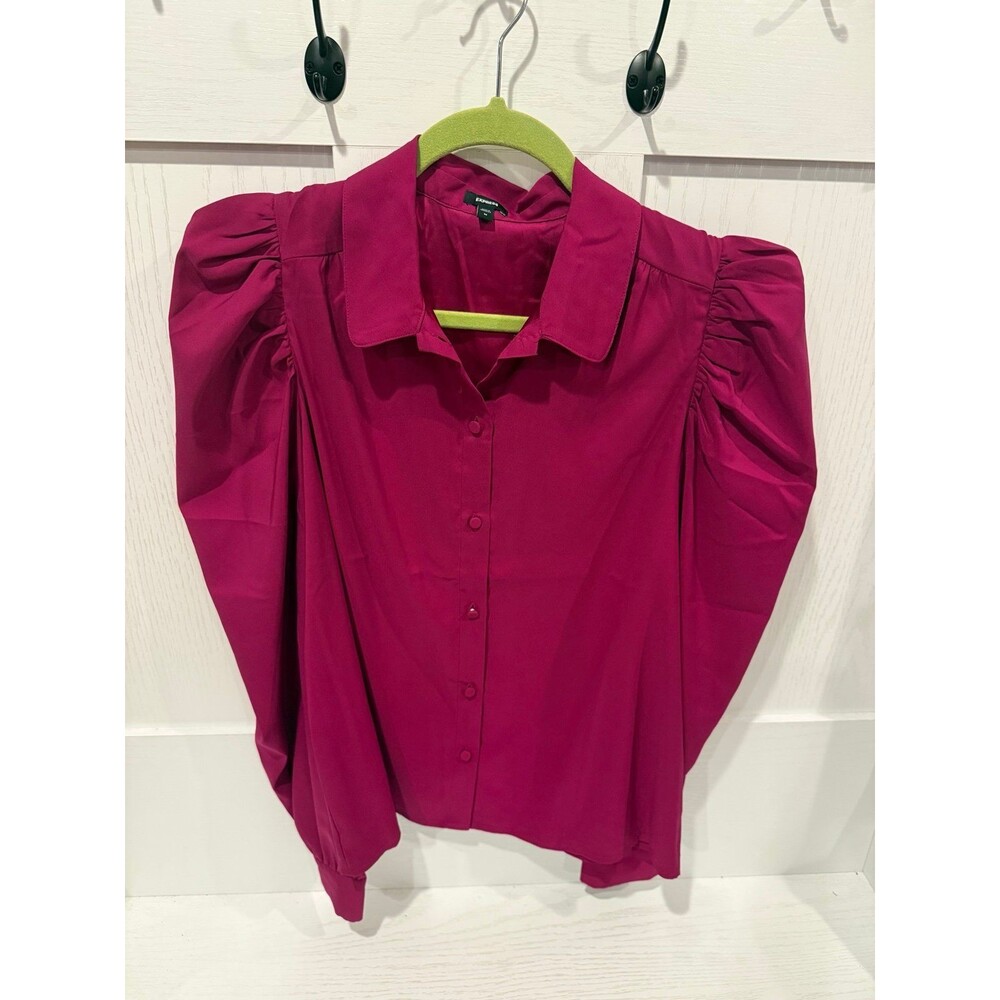 Express magenta medium blouse